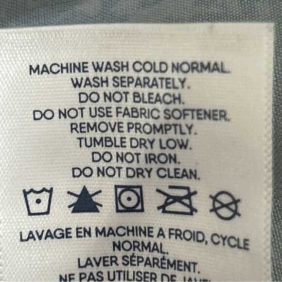 Lands' End Repreve Active Outdoor Pant Teal Tye Dye Floral Womens Medium 10-12 - Picture 10 of 10